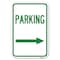 Signmission Parking Sign Right Arrow Heavy-Gauge Aluminum Sign, 12" x 18", A-1218-23364 A-1218-23364 - alternate 1